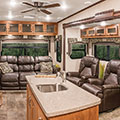 2016 KZ RV Durango 2500 D318RLT Fifth Wheel Living Room