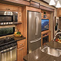 2016 KZ RV Durango Gold G355RLT Fifth Wheel Kitchen