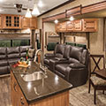 2016 KZ RV Durango Gold G355RLT Fifth Wheel Living Room