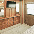 2016 KZ RV Durango Gold G380FLF Fifth Wheel Wardrobe and TV