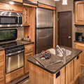 2016 KZ RV Durango Gold G381REF Fifth Wheel Kitchen Cabinets