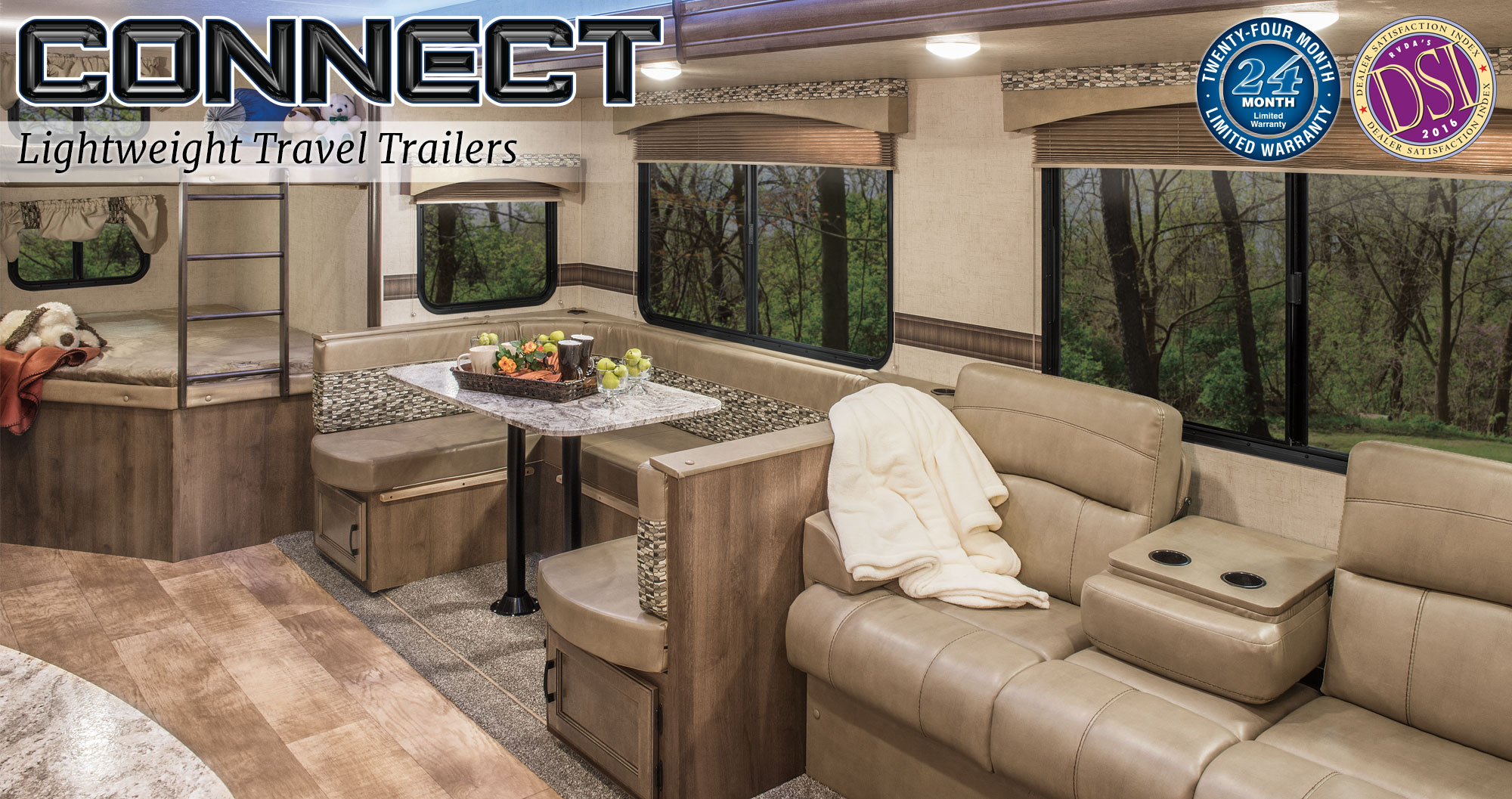 KZ RV Connect Lightweight Travel Trailers