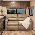 2017 KZ RV Connect C241RLK Travel Trailer Sofa