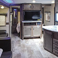 2017 KZ RV Connect C312BHK Travel Trailer Entertainment Center.