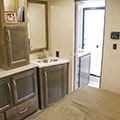 2017 KZ RV Durango Gold G384RLT Fifth Wheel Bedroom Cabinets