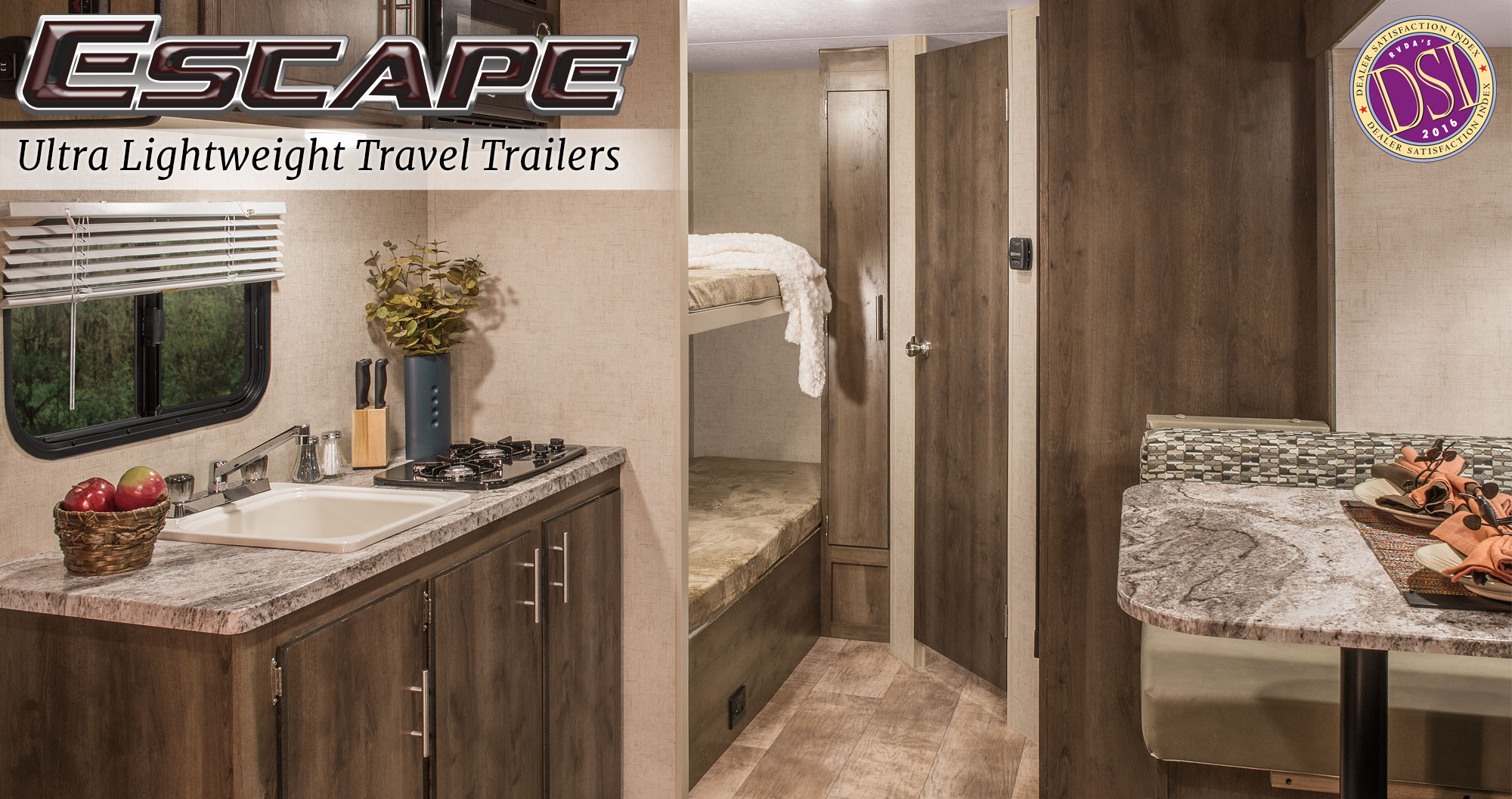 KZ RV Escape Ultra Lightweight Travel Trailers