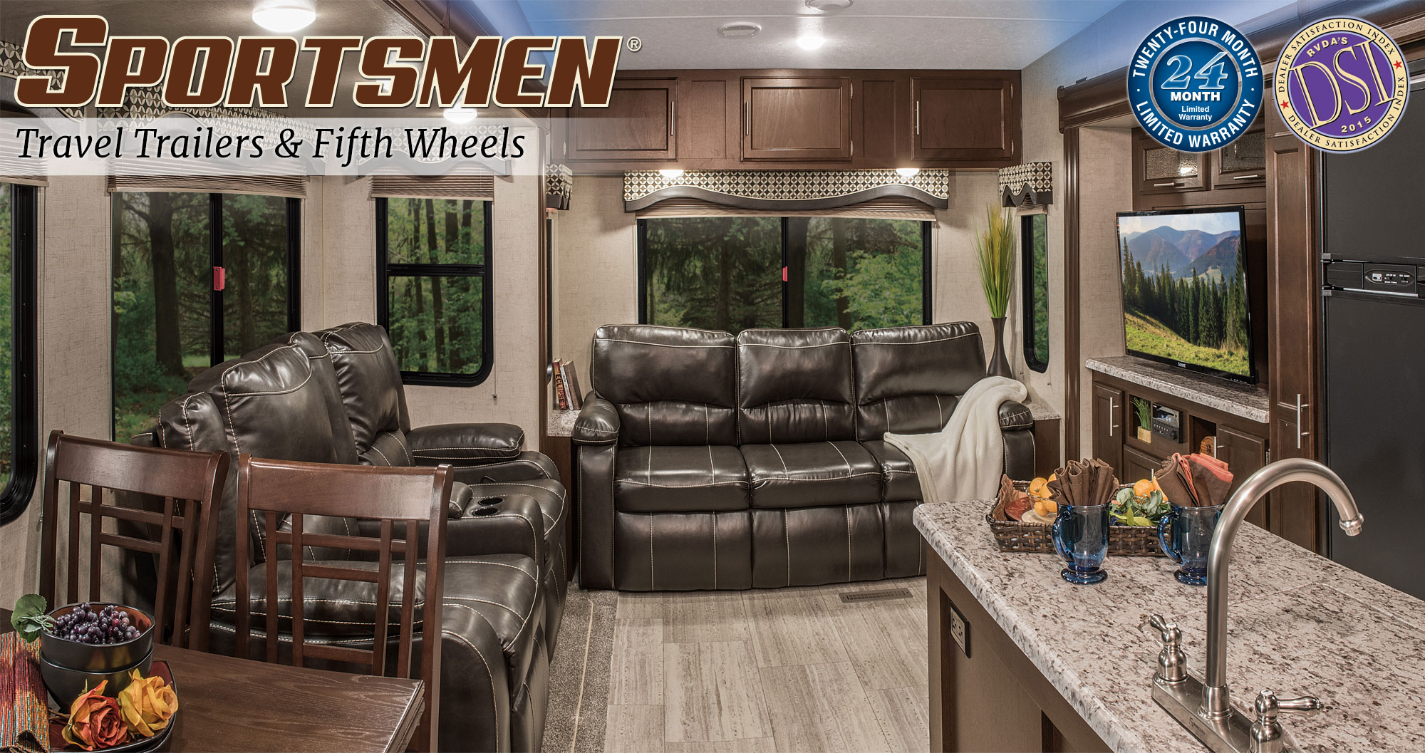 KZ RV Sportsmen Travel Trailers and Fifth Wheels