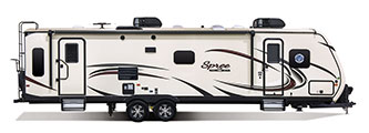 2017 KZ RV Spree S322RL Travel Trailer Exterior