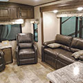 2017 KZ RV Spree S333RLI Travel Trailer Sofa