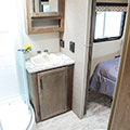 2018 KZ RV Connect C241RLK Travel Trailer Bathroom in Seal Decor