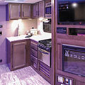 2018 KZ RV Connect C261RL Travel Trailer Kitchen in Seal Decor