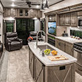 2018 KZ RV Durango Gold G371RLT Fifth Wheel Living Room