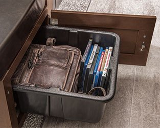 Sportsmen Dinette Pullout Storage Bins