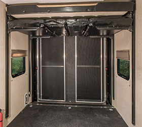 Sportster Enclosed Garage Area Overhead