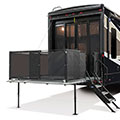 2018 KZ RV Venom V4013TK Fifth Wheel Toy Hauler Exterior Patio