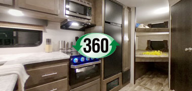 2019 KZ RV Connect SE C261BHKSE Travel Trailer Interior 360