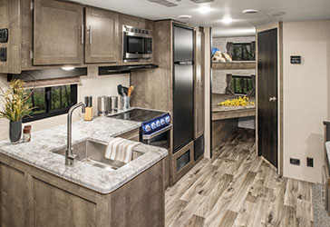 2019 KZ RV Connect SE C261BHKSE Travel Trailer Kitchen