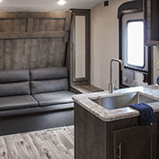 2019 KZ RV Connect SE C231BHKSE Travel Trailer Sofa