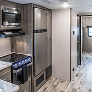 2019 KZ RV Connect SE C312BHKSE Travel Trailer Kitchen in Kona Decor