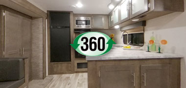 2019 KZ RV Connect C313RK Travel Trailer Interior 360