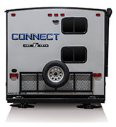 2019 KZ RV Connect C271BHK Travel Trailer Exterior Rear Profile