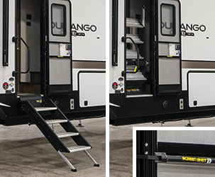 2019 KZ RV Durango D333RLT Fifth Wheel Exterior Steps