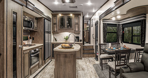 2019 KZ RV Durango D333RLT Fifth Wheel Kitchen