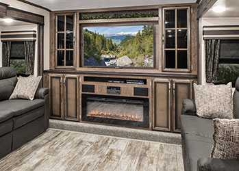 2019 KZ RV Durango D342FLQ Fifth Wheel Entertainment Center