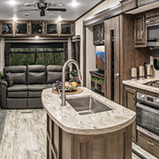 2019 KZ RV Durango D333RLT Fifth Wheel Living Room