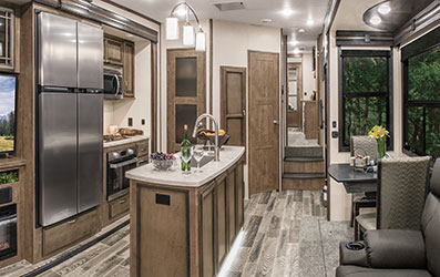 2019 KZ RV Durango Gold G366FBT Fifth Wheel Kitchen