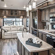 2019 KZ RV Durango Gold G356RLT Fifth Wheel Living Room