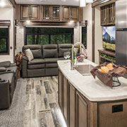 2019 KZ RV Durango Gold G366FBT Fifth Wheel Living Room