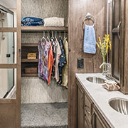 2019 KZ RV Durango Gold G366FBT Fifth Wheel Wardrobe