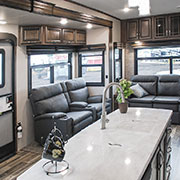 2019 KZ RV Durango Gold G384RLT Fifth Wheel Theater Seating