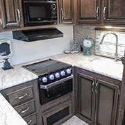 2019 KZ RV Durango Half-Ton D256RKT Fifth Wheel Kitchen