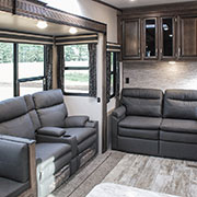 2019 KZ RV Durango Half-Ton D256RKT Fifth Wheel Theater Seating