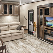 2019 KZ RV Durango Half-Ton D256RKT Fifth Wheel Entertainment Center