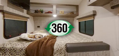 2019 KZ RV Escape Mini M181KS Travel Trailer Interior 360