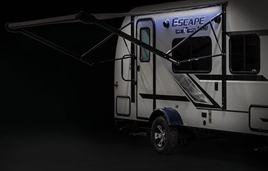 2019 KZ RV Escape Travel Trailer Exterior Awning