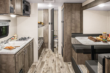 2019 KZ RV Escape E191BH Travel Trailer Kitchen