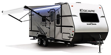 2019 KZ RV Escape E201RB Travel Trailer Exterior Awning