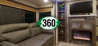 2019 KZ RV Sportsmen Destination 362DB Travel Trailer Interior 360