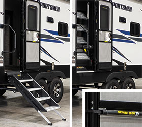 2019 KZ RV Sportsmen 251RL Fifth Wheel Exterior Steps