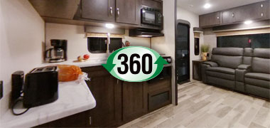 2019 KZ RV Sportsmen 251RL Fifth Wheel Interior 360