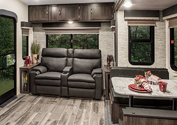 2019 KZ RV Sportsmen 251RL Fifth Wheel Living Room