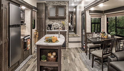 2019 KZ RV Sportsmen 303RL Fifth Wheel Kitchen