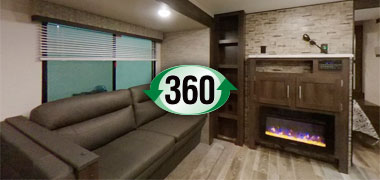 2019 KZ RV Sportsmen LE 291BHLE Travel Trailer Interior 360