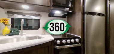 2019 KZ RV Sportsmen LE 291THLE Travel Trailer Toy Hauler Interior 360