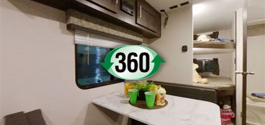 2019 KZ RV Sportsmen SE 230BHSE Travel Trailer Interior 360