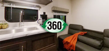 2019 KZ RV Sportsmen SE 240FBSE Travel Trailer Interior 360